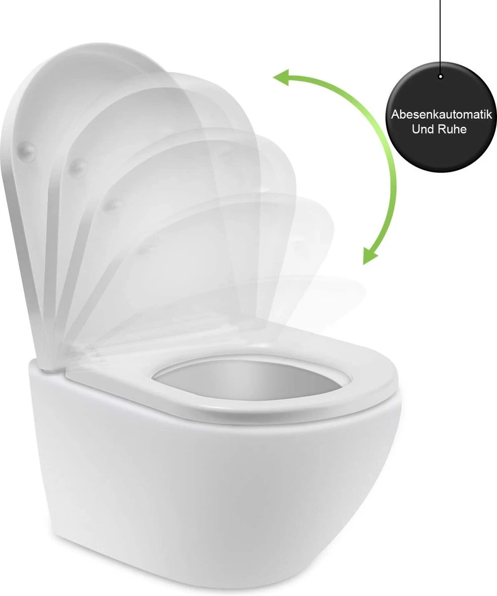 Merkloos Toiletbril - Quick - Release Functie - Soft Closed -Thinking Room 4 Merkloos Toiletbril - Quick - Release Functie - Soft Closed -Thinking Room - Image 4