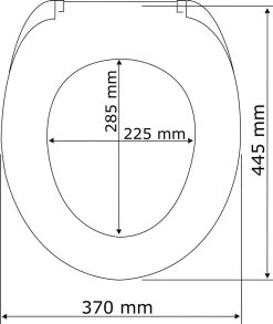 WENKO WC Bril Gubbio - Antibacterieel Wit Duroplast - Easy-Close Sluiting - Fix-Clip Bevestiging In RVS - Belastbaar Tot 350 Kg - Toiletbril - Toiletzitting -Grohe Winkel 1013x1200 1