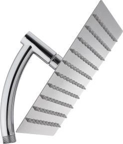 Regendouche XL Deluxe Met Glijstang - ø 28 Cm - Douchekop Met Slang En Stang - Vierkant - RVS - Chrome - Glijstangset - Spa - Wellness -Grohe Winkel 1026x1200 2