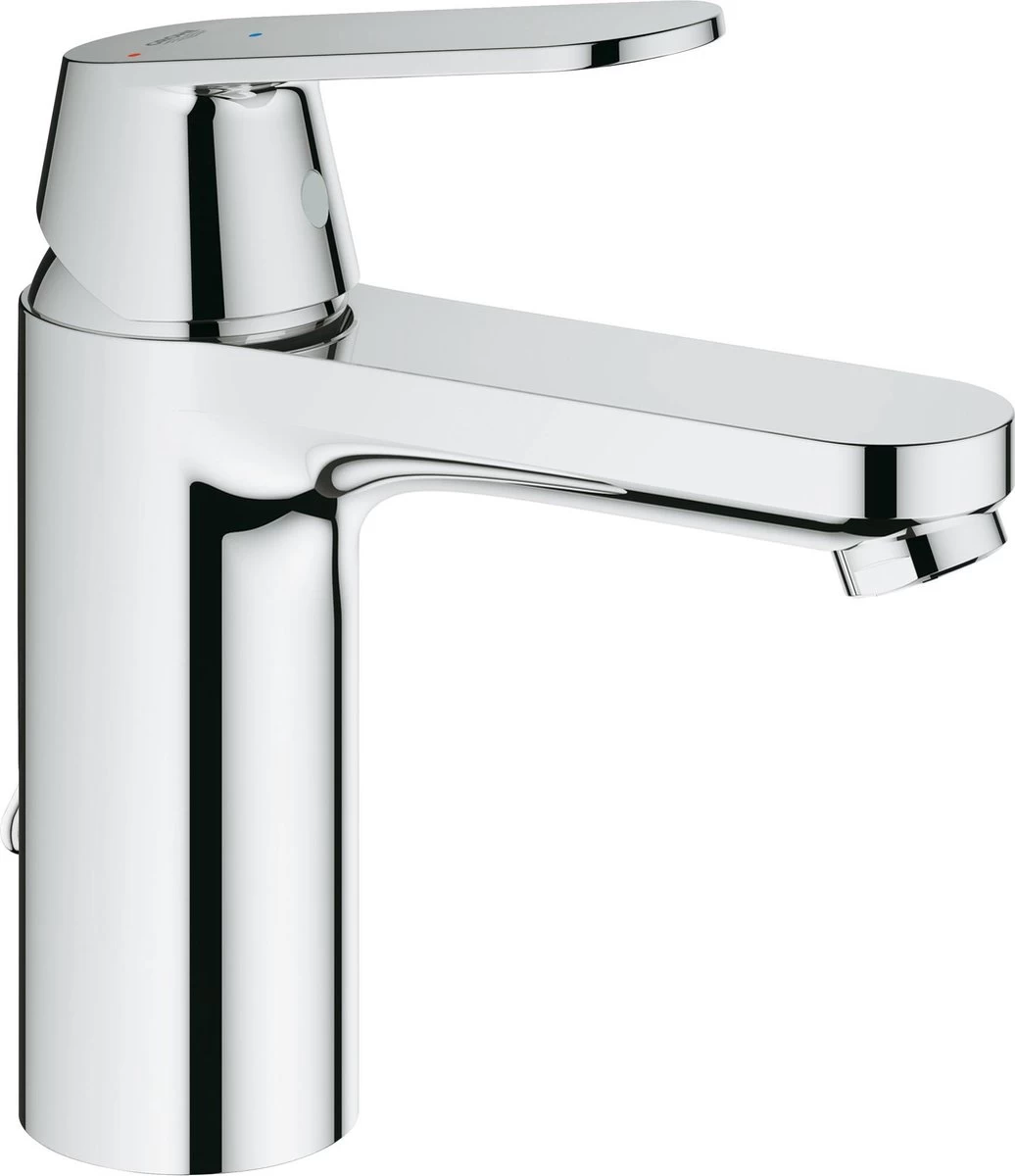 GROHE Eurosmart Cosmopolitan Wastafelkraan - Medium Uitloop - Met Trekwaste - Chroom - 2339700E 1 GROHE Eurosmart Cosmopolitan Wastafelkraan - Medium Uitloop - Met Trekwaste - Chroom - 2339700E