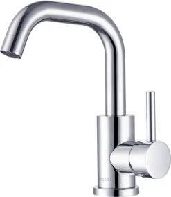 LOMAZOO Wastafelkraan Rosely - Badkamerkraan - Mengkraan Wastafel - Chroom