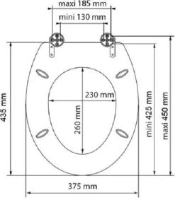SCHÜTTE WC-Bril 80123 GREY STEEL - MDF-Hout - Soft Close - Verchroomde Scharnieren - Decor - 3-zijdige Print -Grohe Winkel 1057x1200 1