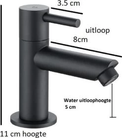 Aloni - KLEINE ! Koudwaterkraan 1/2 Mat Zwart 11 Aloni - KLEINE ! Koudwaterkraan 1/2 Mat Zwart -Grohe Winkel 1061x1200 1