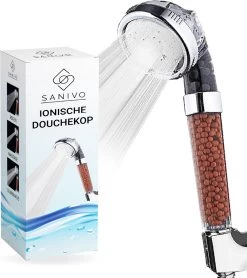 Waterbesparende Douchekop Met Mineraalstenen Ionische Douchekop – Douchefilter - Waterfilter - Handdouche - Hogedruk Douchekop – Transparant