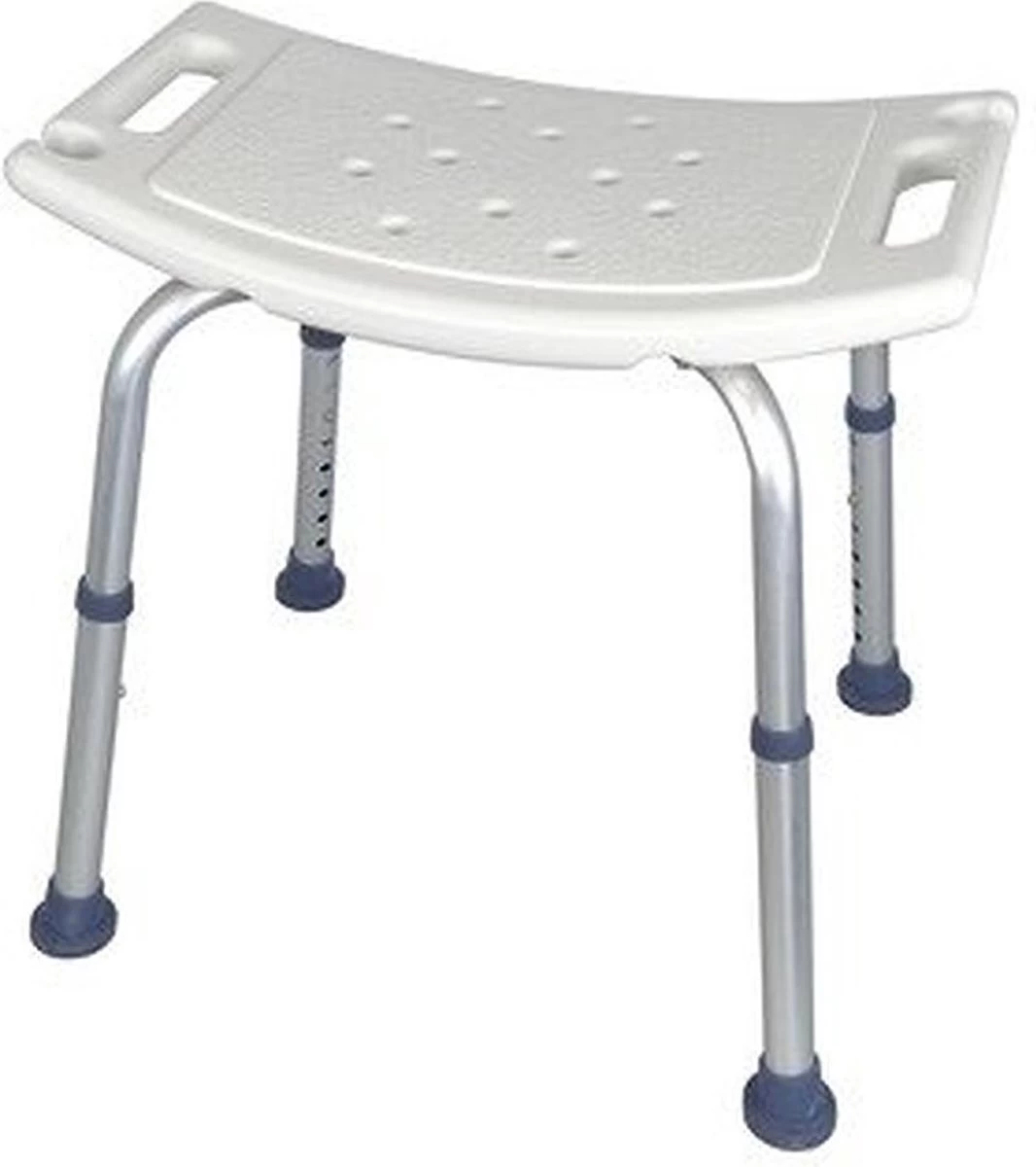 Douchekruk In Hoogte Verstelbaar Met Douchekop Houder En Handgrepen. Anti-slip Structuur 1 Douchekruk In Hoogte Verstelbaar Met Douchekop Houder En Handgrepen. Anti-slip Structuur