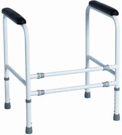 Merkloos Toiletframe Sta-op-hulp Verstelbaar, Toiletsteun