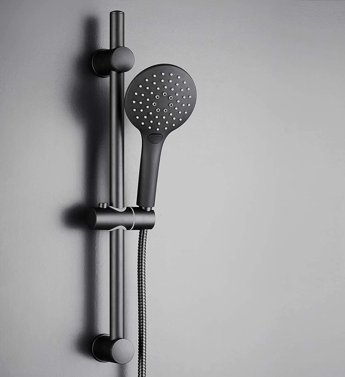 SCHÜTTE Raven Doucheset Met Handdouche - 70 Cm Glijstang - 3 Standen - Zwart Mat 4 SCHÜTTE Raven Doucheset Met Handdouche - 70 Cm Glijstang - 3 Standen - Zwart Mat - Image 4