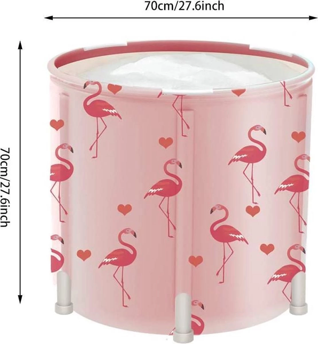 Opzetbaar Bad - 1 Persoons Balkonbad - Bad/ Tub Met Afvoerslang - Opzet Bad - 70x70cm - Ijsbad / Ijschallenge 2 Opzetbaar Bad - 1 Persoons Balkonbad - Bad/ Tub Met Afvoerslang - Opzet Bad - 70x70cm - Ijsbad / Ijschallenge - Image 2