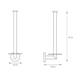 Reserverolhouder Zwart - Voor 2 Rollen - Reserve Rolhouder - Reserverolhouder Hangend - Toiletrolhouder - WC Rolhouder -Grohe Winkel 1117x1200 1