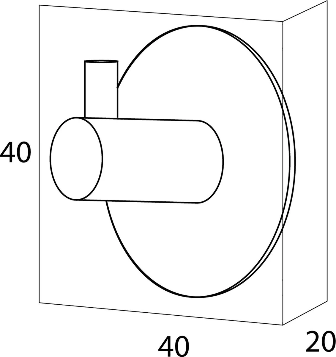 Tiger - Handdoekhaak Rhino - RVS Geborsteld 3 Tiger - Handdoekhaak Rhino - RVS Geborsteld - Image 3