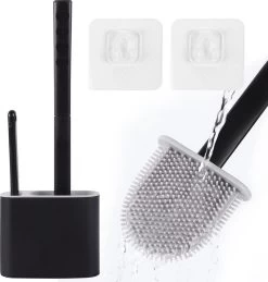 Lopoleis WC Borstel – Toiletborstel – Gesloten Bodem – WC Borstel Met Randreiniger – Siliconen – Zwart – WC Borstel Met Houder – Vrijstaand – Hangend – WC Borstel En Houder -Grohe Winkel 1145x1200 1