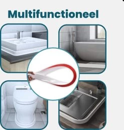 Waterkering Douche - Dorpel - Water Stopper - Dorpelstrip - Water Barrière Strip - Douche Dorpel - Anti Overstromend Water - 1 Meter -Grohe Winkel 1145x1200