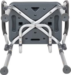 BY JRM Douchestoel En Douchekruk Met Afneembare Rugleuning En Armleuning – 30 Dagen Uitproberen -anti Slip – Verstelbare Hoogte - Douchekrukje - Blauw -Grohe Winkel 1151x1200