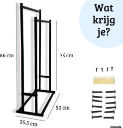 Mmoods XL Handdoekrek 2 Baren Badkamer Zwart - 25 X 50 X 86 Cm - Handdoekenrek Staand Keuken - Handdoekhouder Vrijstaand 2 Dragers 13 Mmoods XL Handdoekrek 2 Baren Badkamer Zwart - 25 X 50 X 86 Cm - Handdoekenrek Staand Keuken - Handdoekhouder Vrijstaand 2 Dragers -Grohe Winkel 1154x1200 5