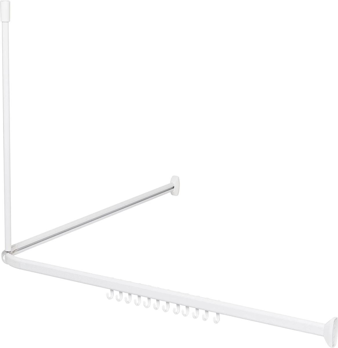 Sealskin - Easy Roll Douchegordijnstangset - 90x90x90 Cm - Wit 10 Sealskin - Easy Roll Douchegordijnstangset - 90x90x90 Cm - Wit - Image 10