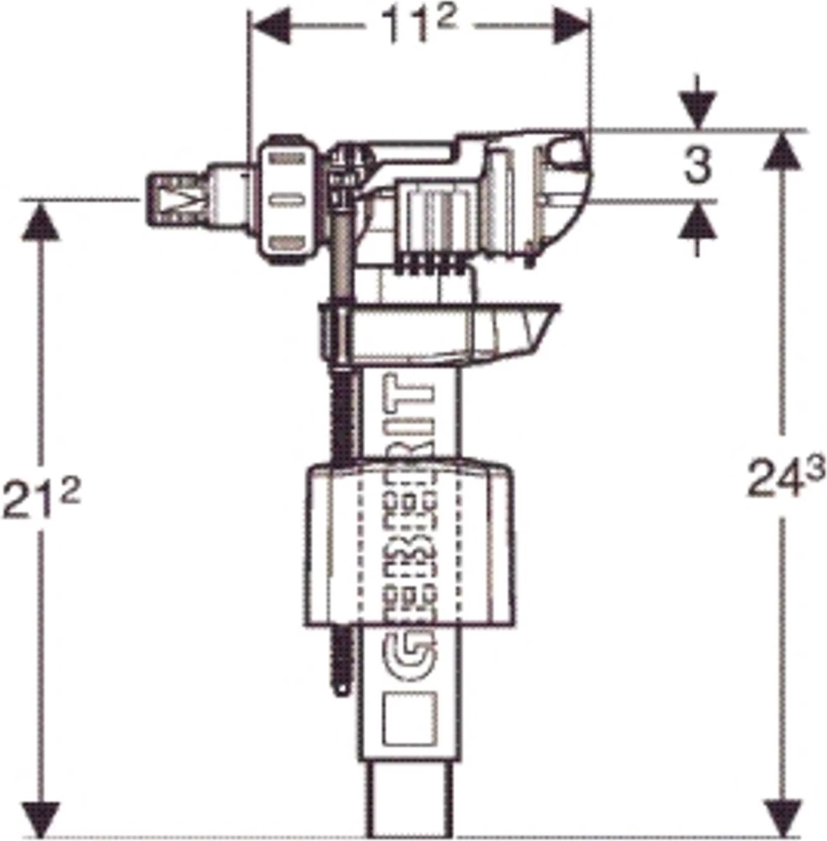 Geberit Vlotterkraan Universeel 3 Geberit Vlotterkraan Universeel - Image 3