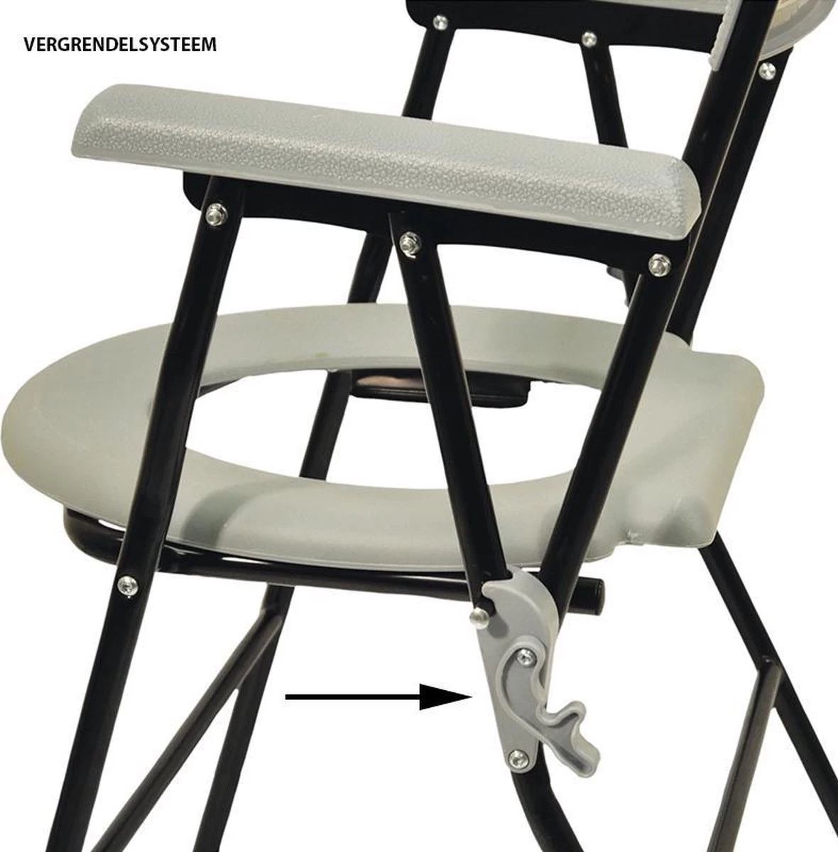 Aidapt Postoel Inklapbaar - Lichtgewicht 4 Aidapt Postoel Inklapbaar - Lichtgewicht - Image 4