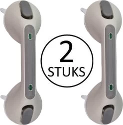 2 Stuks Supersterke Veiligheidsgrepen Voor Badkamer Douche, Bad, Toilet Met Sterke Zuignappen