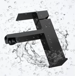 BADO Wastafelkraan - Mat Zwart - Kraan - Mengkraan - Badkamerkraan -Grohe Winkel 1192x1200 8