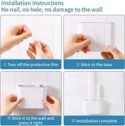 Merkloos WC Borstel Met Houder | WC Borstel | Vrijstaand | Flexibel | Wit | Inclusief Ophangsysteem En Gratis Borsteltje 8 Merkloos WC Borstel Met Houder | WC Borstel | Vrijstaand | Flexibel | Wit | Inclusief Ophangsysteem En Gratis Borsteltje -Grohe Winkel 1193x1200 8