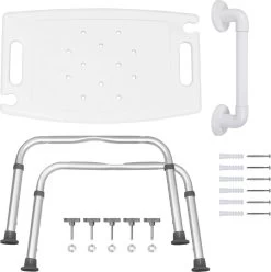 Life&Home Douchekruk - Wandbeugel Bijgeleverd - Douchestoel - 6 Hoogtes - Max 130 Kg - Handgrepen 15 Life&Home Douchekruk - Wandbeugel Bijgeleverd - Douchestoel - 6 Hoogtes - Max 130 Kg - Handgrepen -Grohe Winkel 1194x1200 13