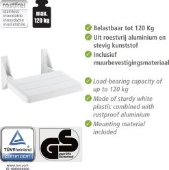 WENKO Douchezitje Secura Opklapbaar - Douchestoel -Grohe Winkel 1195x1200 4