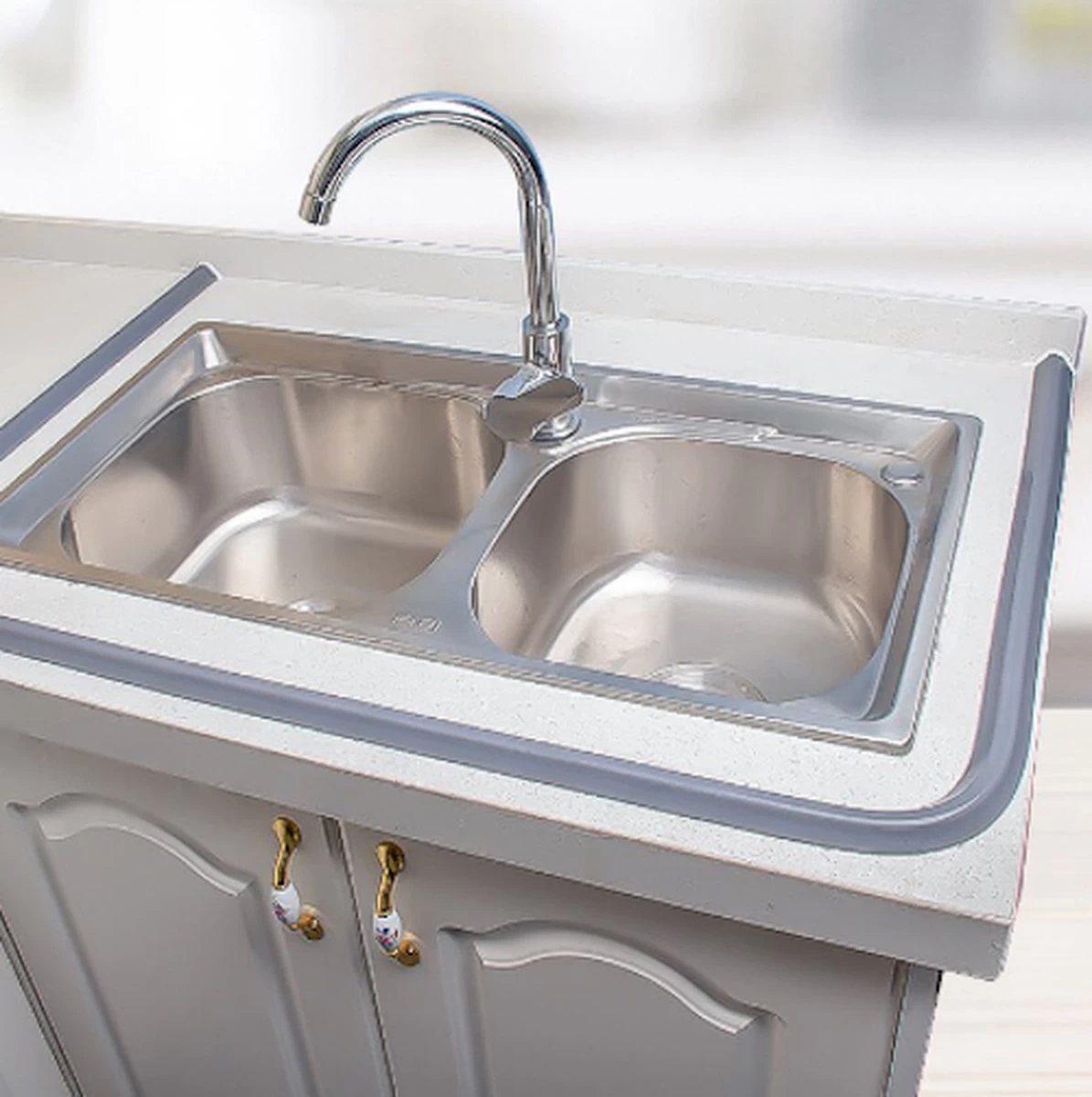 Lariwo Sanitair® Siliconen Waterdorpel 100cm 100 Cm Zwart Douche Douchebak Douchegordijn Wc Toilet Wasbak Waterstopper Waterdorpel Waterdrempel 3 Lariwo Sanitair® Siliconen Waterdorpel 100cm 100 Cm Zwart Douche Douchebak Douchegordijn Wc Toilet Wasbak Waterstopper Waterdorpel Waterdrempel - Image 3