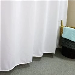 MLN Basics® Douchegordijn | Wit | 180x200 Cm | Inclusief Ringen | Anti-schimmel -Grohe Winkel 1197x1200