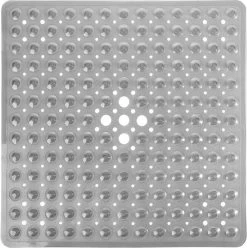 Douchemat - Antislipmat - Douchemat Antislip - Badmat - Badmat Antislip - Grijs - Antislipmat Douche - 53cm X 53cm - BPA Vrij - Antibacterieel - Antislip - Wasbaar- EJC Products