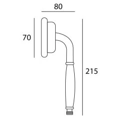 Tiger Monaco Handdouche - Douchekop Ø 6 Cm - Volle Straal - Chroom -Grohe Winkel 1198x1200 3