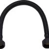Ben Flexibele Aansluitslang 30 Cm Mat Zwart, 3/8 Inch. Moer X 1/2 Inch. Moer