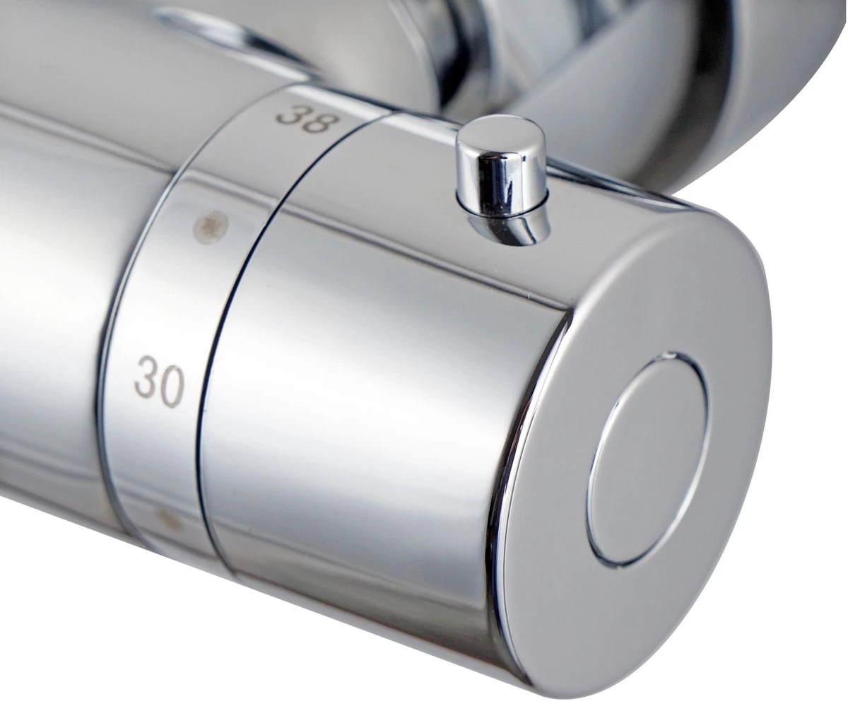 4bathroomz® Regendouche Chroom Met Thermostaatkraan - 20cm Douchekop 4 4bathroomz® Regendouche Chroom Met Thermostaatkraan - 20cm Douchekop - Afbeelding 4