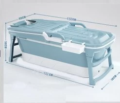 Foresta Opvouwbaar Bad Voor Volwassenen - 150cm - Bath Bucket - Blauw -Grohe Winkel 1200x1032 1