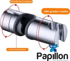 Merkloos Universeel Glijstuk - Chroom - 25 Mm - Handdouchehouder - Papillon -Grohe Winkel 1200x1038 2