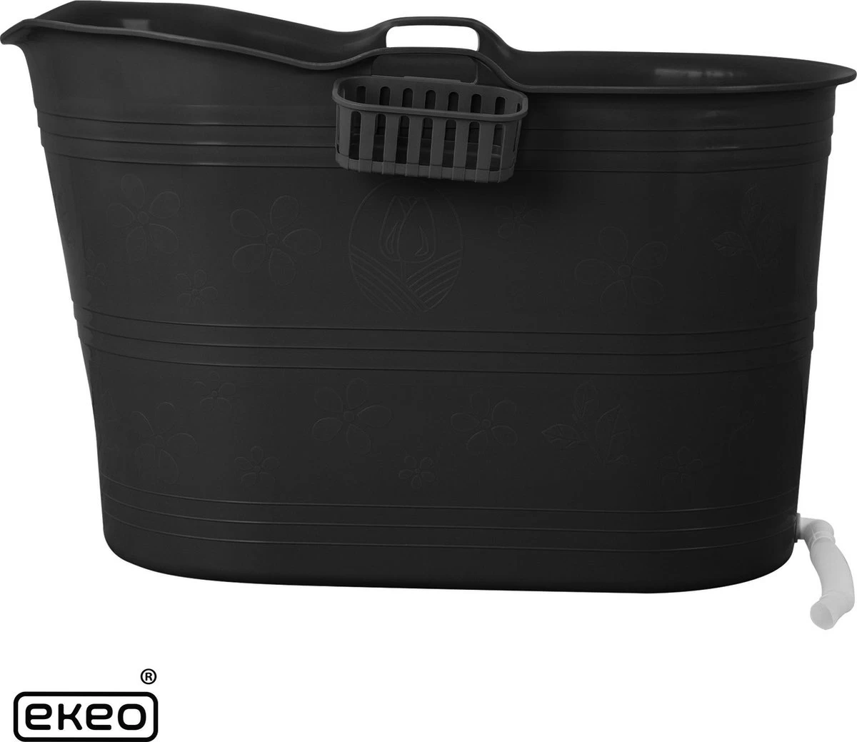 EKEO Zitbad - 210L - Mobiele Badkuip - Bath Bucket - Zwart 2 EKEO Zitbad - 210L - Mobiele Badkuip - Bath Bucket - Zwart - Image 2