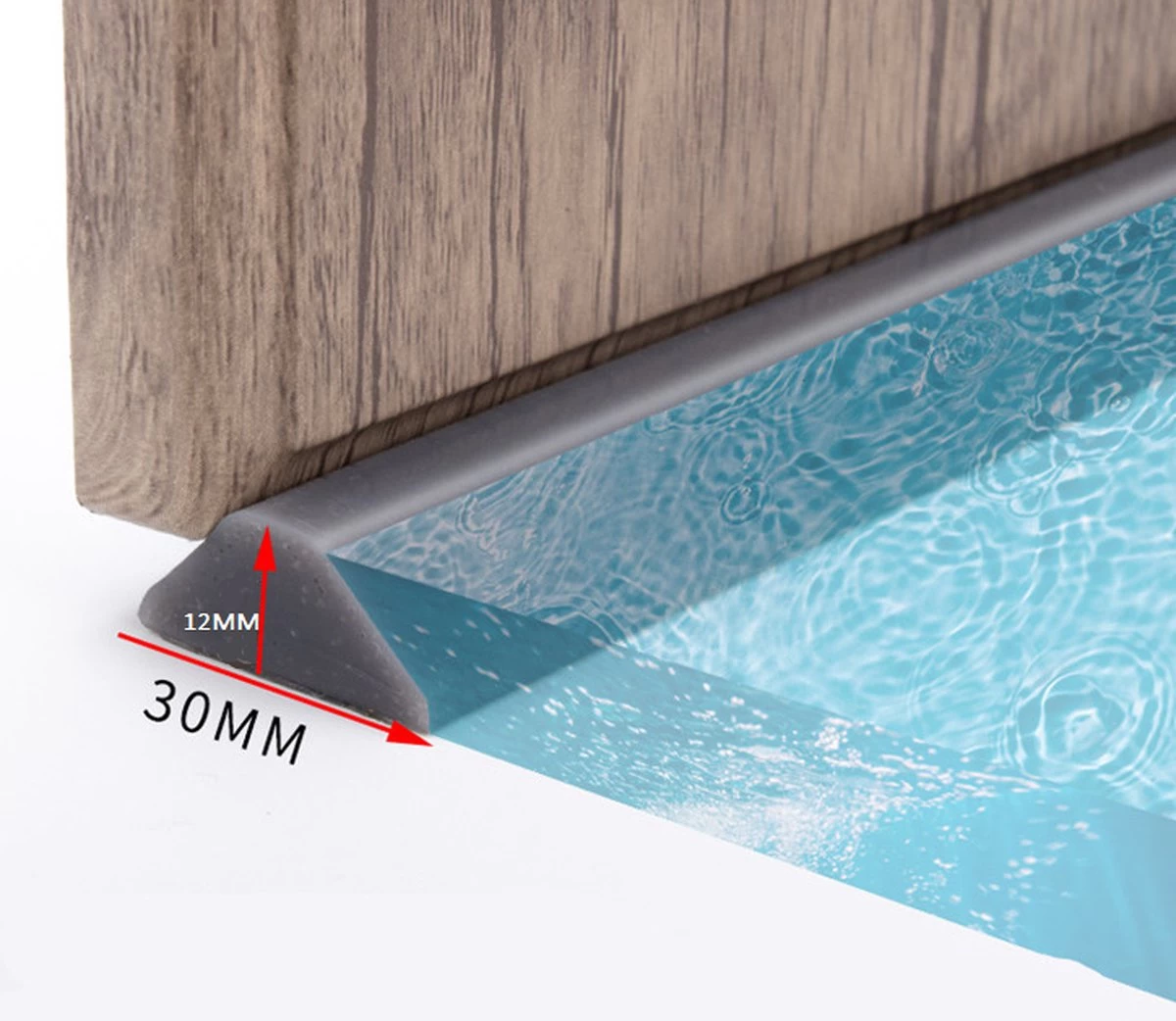 Lariwo Sanitair® Siliconen Waterdorpel 100cm 100 Cm Zwart Douche Douchebak Douchegordijn Wc Toilet Wasbak Waterstopper Waterdorpel Waterdrempel 7 Lariwo Sanitair® Siliconen Waterdorpel 100cm 100 Cm Zwart Douche Douchebak Douchegordijn Wc Toilet Wasbak Waterstopper Waterdorpel Waterdrempel - Image 7