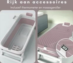 Livista® - Opvouwbaar Bad - Roze - Zitbad - Inklapbaar - Bath Bucket - 150 CM LANG - XL - Incl. Thermometer & Onderwater LED Lichten -Grohe Winkel 1200x1043 2