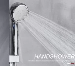 Sanisupreme® Douchepaneel Met Massage - Regendouche - Massage Jets - Waterval Douche - Met Thermostaatkraan En Handdouche - Zwart - Opbouw - Douchekop - Flanner® -Grohe Winkel 1200x1043