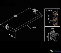 WillieJan Radiator Handdoeken Droog Rek 940W – Wit – 1 Stang – 36 Cm – Radiatorbevestiging – Zonder Boren -Grohe Winkel 1200x1045 4