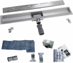 Aloni RVS Douchegoot Flens Met Uitneembaar Sifon 80cm -Grohe Winkel 1200x1047 2