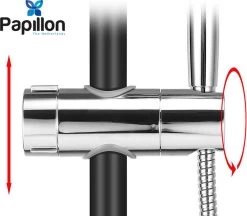 Merkloos Universeel Glijstuk - Chroom - 25 Mm - Handdouchehouder - Papillon -Grohe Winkel 1200x1050 1