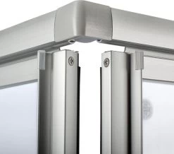 Schulte Douchecabine - Sunny Hoekinstap Met Schuifdeuren - Groot Verstelbereik 73,5 Tot Max. 88,5 Cm Hoogte 180 Cm - Zilverkleur Profiel- Veiligheidsglas Met Een Streepdecor - Montage Op Douchebak Of Direct Op De Douchevloer. 14 Schulte Douchecabine - Sunny Hoekinstap Met Schuifdeuren - Groot Verstelbereik 73,5 Tot Max. 88,5 Cm Hoogte 180 Cm - Zilverkleur Profiel- Veiligheidsglas Met Een Streepdecor - Montage Op Douchebak Of Direct Op De Douchevloer. -Grohe Winkel 1200x1060