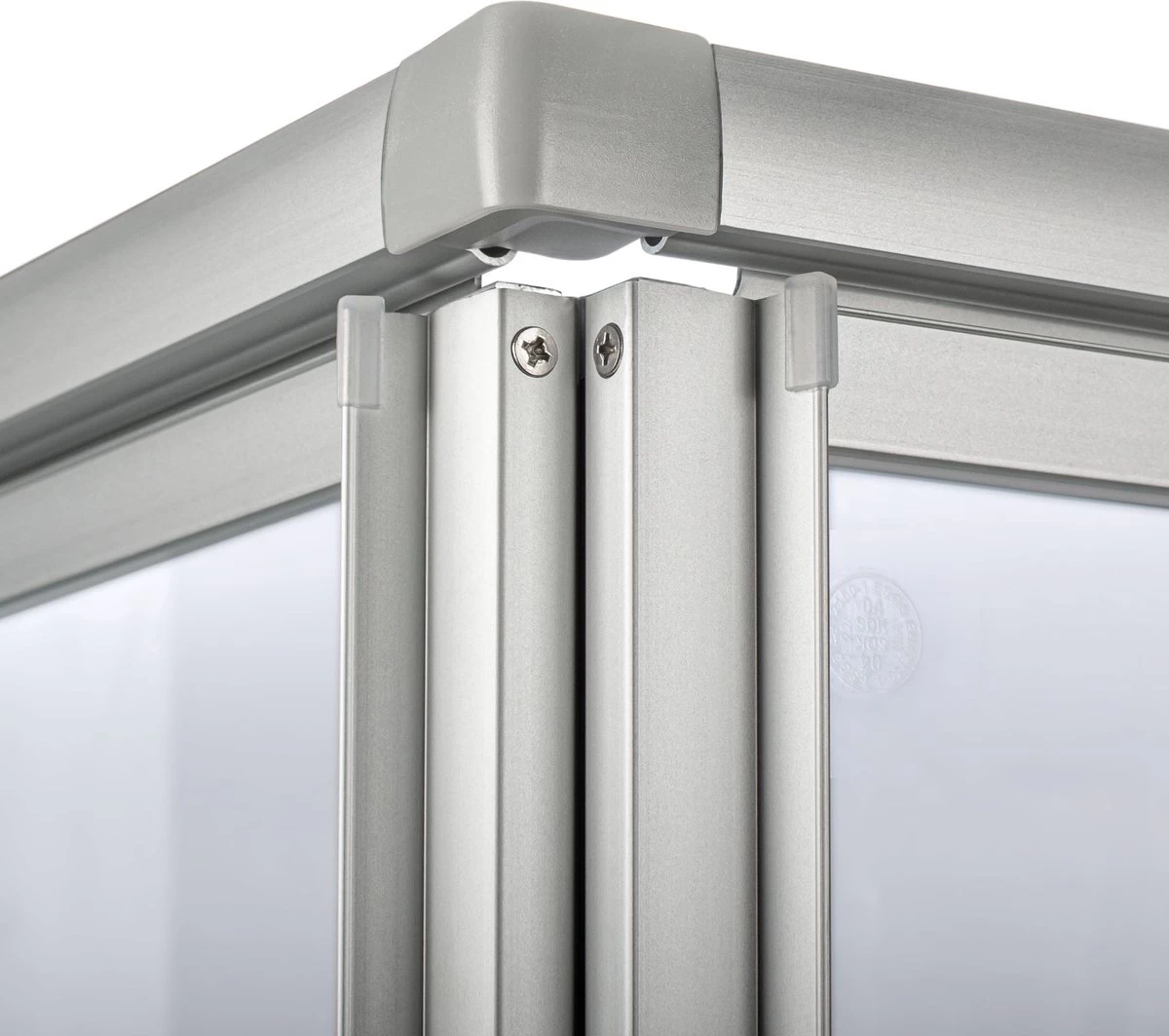 Schulte Douchecabine - Sunny Hoekinstap Met Schuifdeuren - Groot Verstelbereik 73,5 Tot Max. 88,5 Cm Hoogte 180 Cm - Zilverkleur Profiel- Veiligheidsglas Met Een Streepdecor - Montage Op Douchebak Of Direct Op De Douchevloer. 4 Schulte Douchecabine - Sunny Hoekinstap Met Schuifdeuren - Groot Verstelbereik 73,5 Tot Max. 88,5 Cm Hoogte 180 Cm - Zilverkleur Profiel- Veiligheidsglas Met Een Streepdecor - Montage Op Douchebak Of Direct Op De Douchevloer. - Image 4