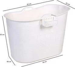 Zitbad Voor Volwassenen - Bath Bucket - Wit - 200L -Grohe Winkel 1200x1065 1