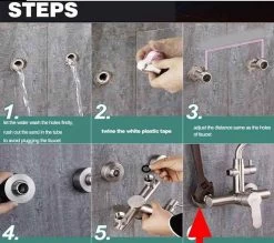 Merkloos Inbouw Wastafelkraan 8654-CB - Muurkraan - RVS - Mat Zwart -Grohe Winkel 1200x1065 2