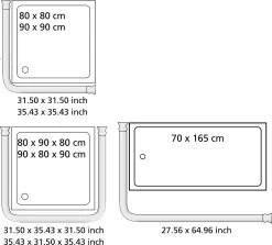 WENKO Douchegordijnstang Hoek Universeel Aluminium Zwart - Douchestang -Grohe Winkel 1200x1084