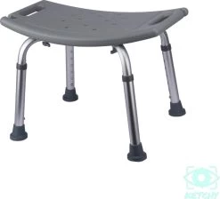 Ketchy Douchekruk - In Hoogte Verstelbaar - Douchekrukje - Roestvrij - 130kg Draagkracht - Comfortabel Zitkussen -Grohe Winkel 1200x1088 2