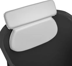 LIFEBATH - Zitbad Mira - Bath Bucket XL - Inclusief Hoofdkussen - 400L - Ligbad 122 Cm - Zwart -Grohe Winkel 1200x1093 3