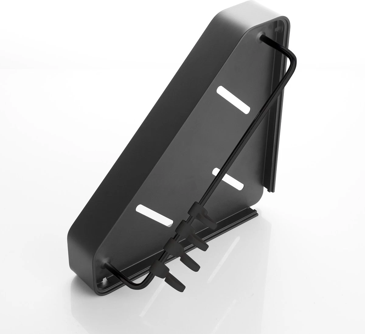 Cgoods Doucherek 2 Laags - Doucherek Zonder Boren - Doucherekje - Douchemandje - Badkamerrek - Badkamer Accessoires - Zwart 9 Cgoods Doucherek 2 Laags - Doucherek Zonder Boren - Doucherekje - Douchemandje - Badkamerrek - Badkamer Accessoires - Zwart - Image 9