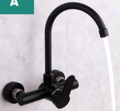 Merkloos Inbouw Wastafelkraan 8654-CB - Muurkraan - RVS - Mat Zwart -Grohe Winkel 1200x1107 3